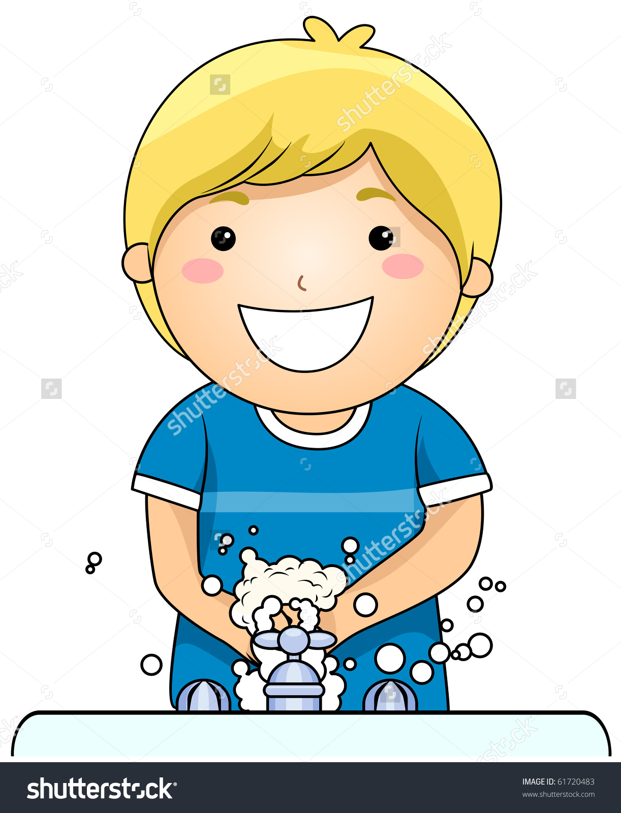 1222x1600 Girl Washing Hands Clipart