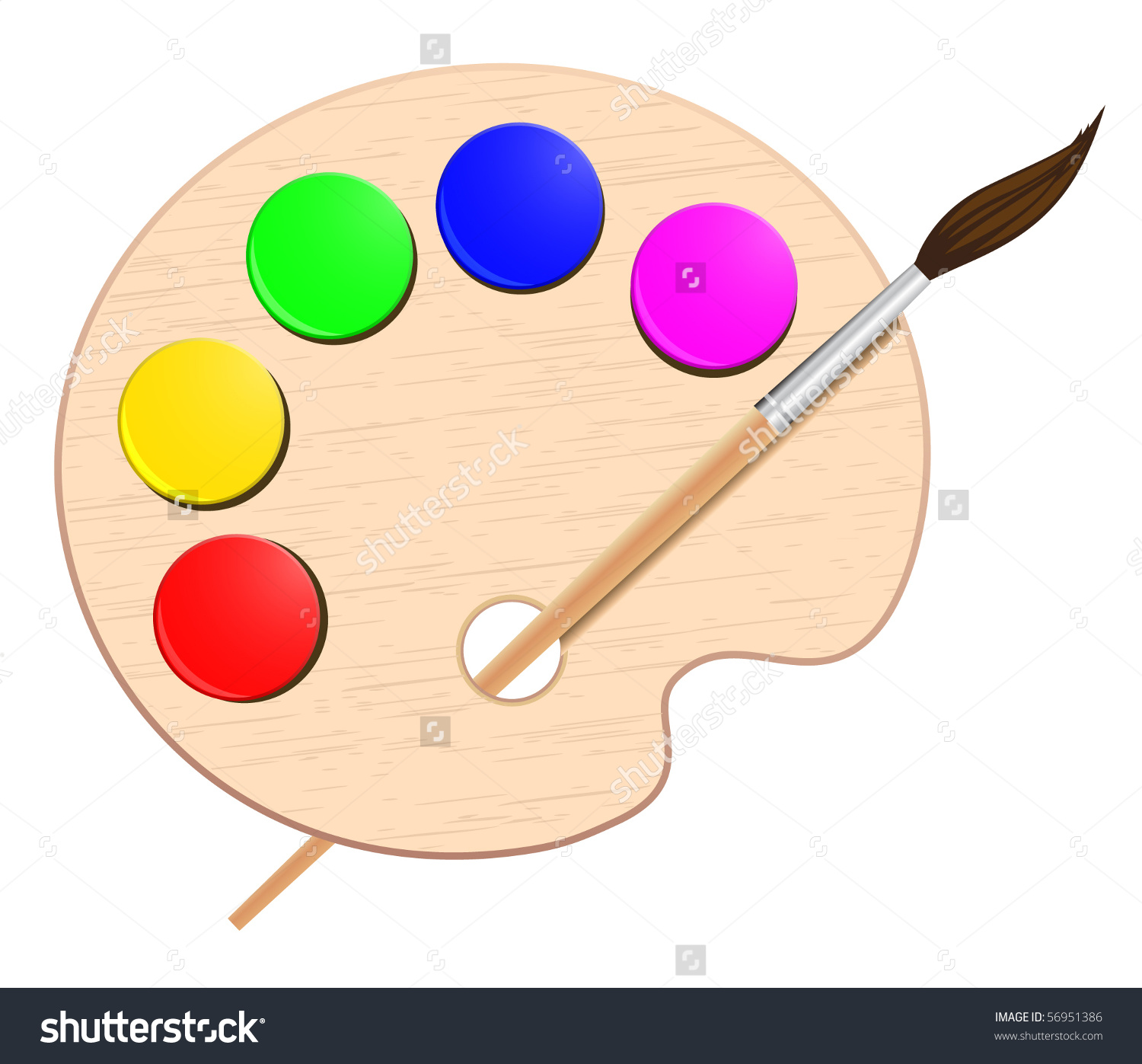 1500x1397 Brush Clipart Colour Palette