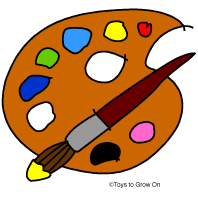 198x198 Art Palette Clip Art