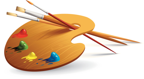 557x307 Art Palette Clip Art