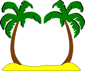 298x249 Palm Tree Beach Clip Art Cliparts