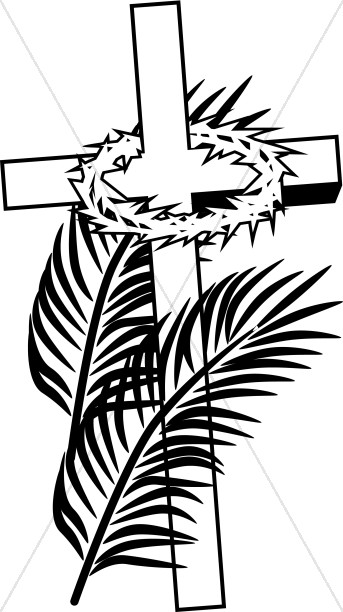 343x612 Palm Sunday Cross Cross Clipart