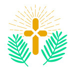 149x150 Palm Sunday Holiday Icon Royalty Free Vector Clip Art Image