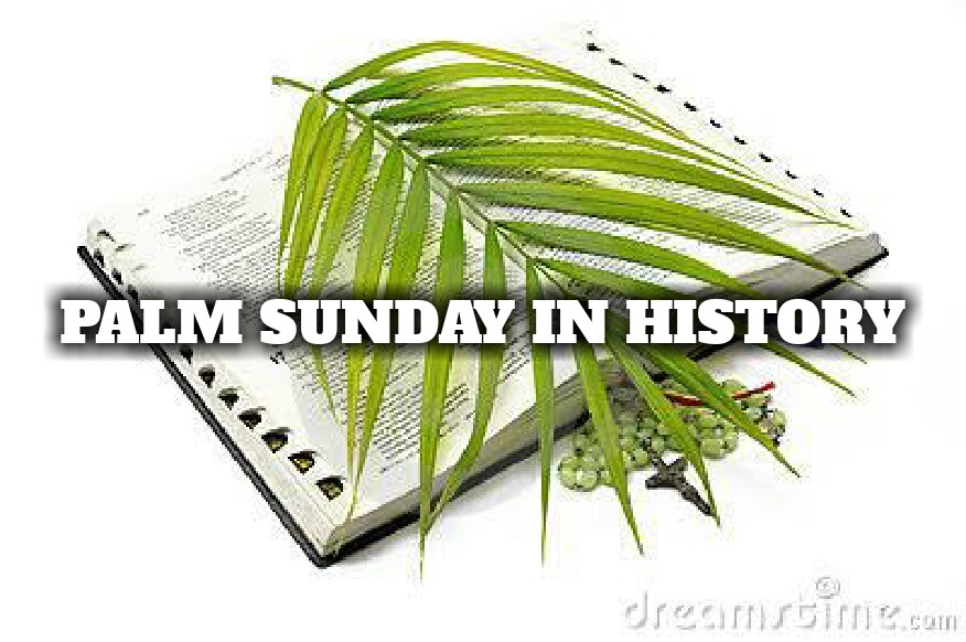 876x582 Palm Sunday In History Svmma Apologia