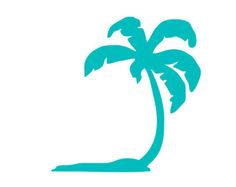Palm Tree Beach Clipart