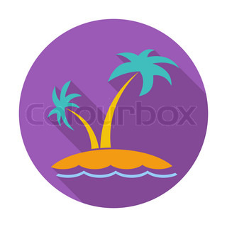 320x320 Palm Tree Cartoon Stock Vector Colourbox
