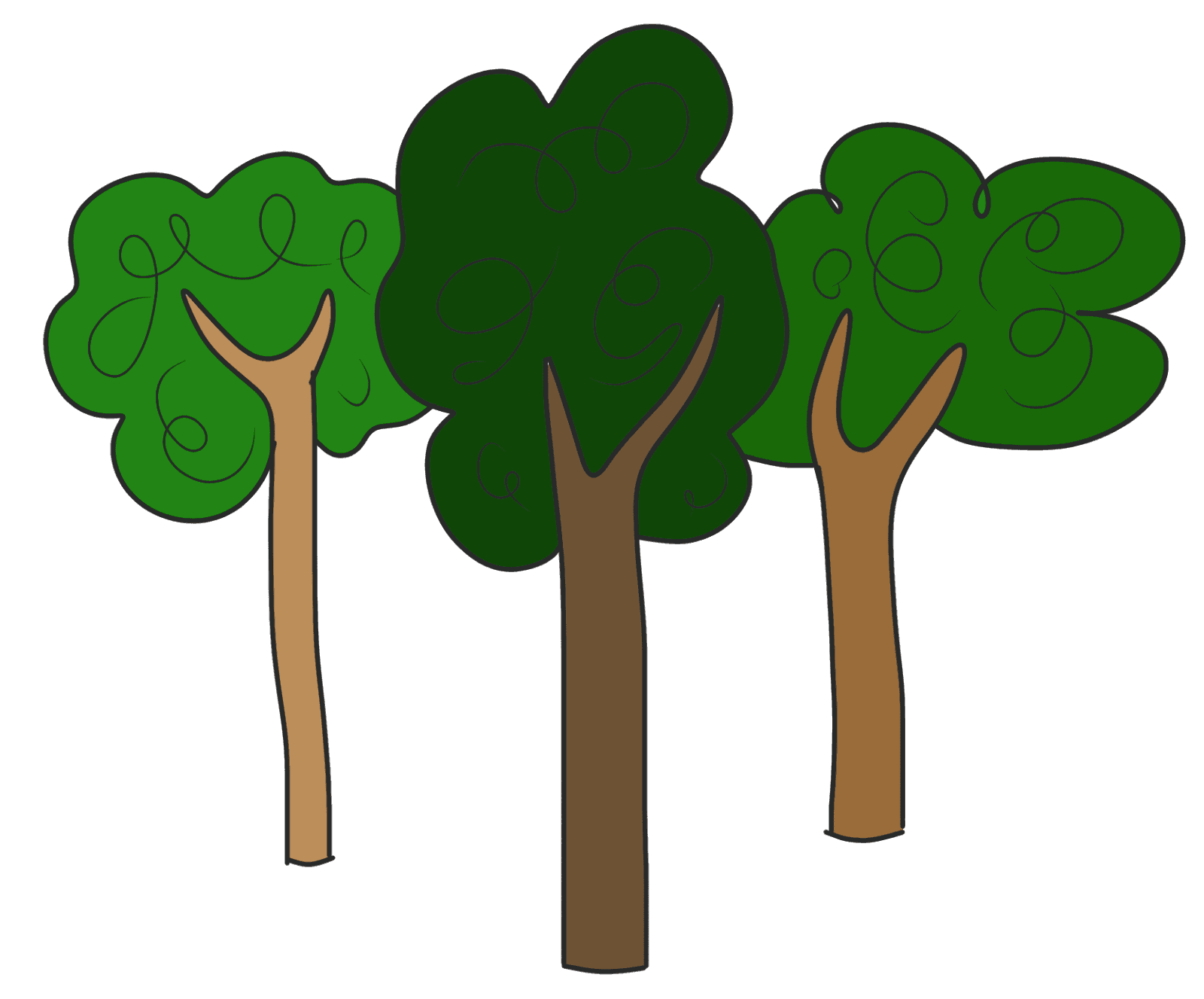 1600x1327 Clip Art Trees