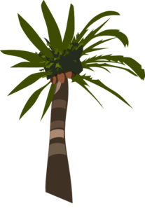 207x297 Palm Tree Vector Clip Art