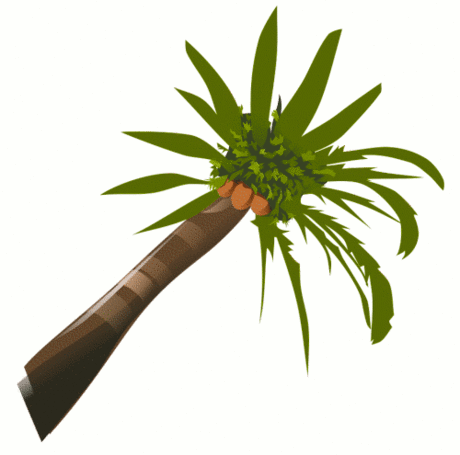 460x455 Palm Tree Clipart Tropical Three
