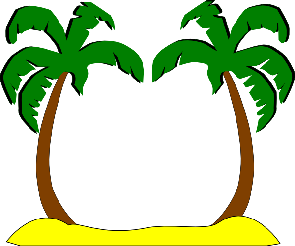 600x501 Sophies Palm Trees Clip Art