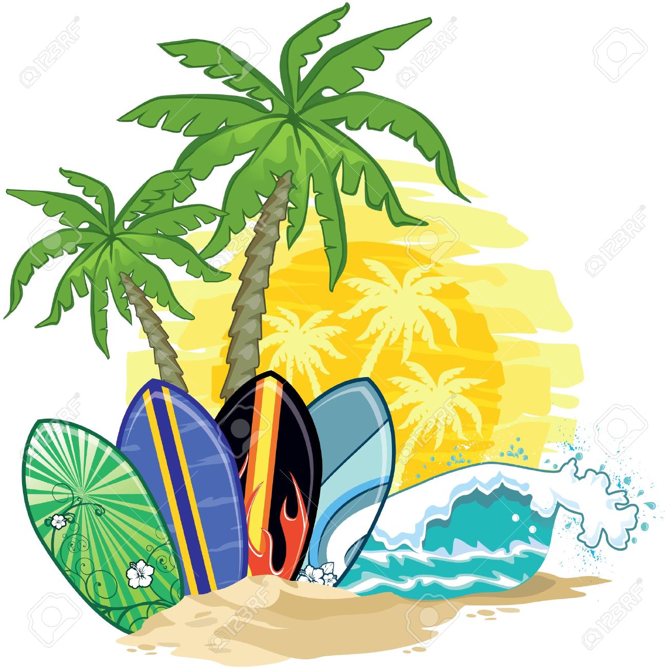 1300x1300 82,236 Palm Tree Stock Illustrations, Cliparts And Royalty Free