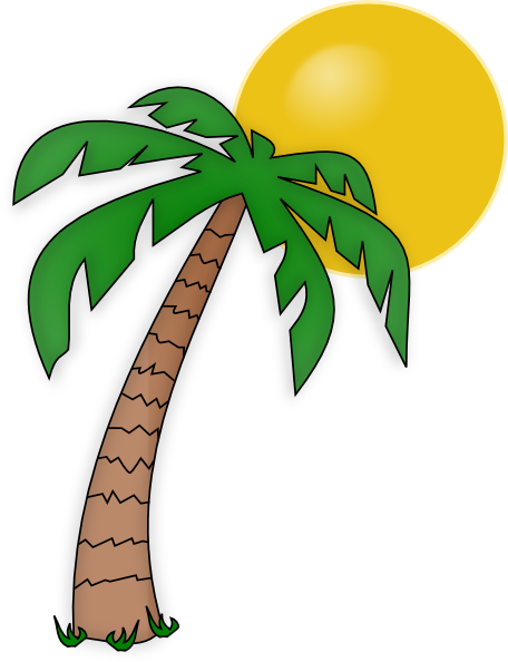 456x594 Clipart And Palm Tree