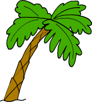 181x200 Hawaiian Palm Trees Clipart