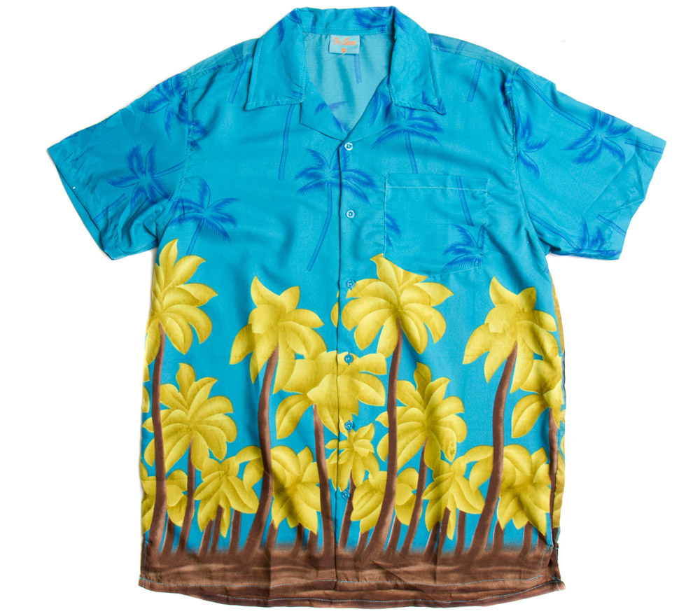 1000x880 Large Palm Tree Print Hawaiian Shirt