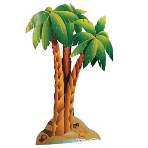 300x300 Palm Tree Hawaiian Luau Party Stand Up Decoration Cardboard Cutout