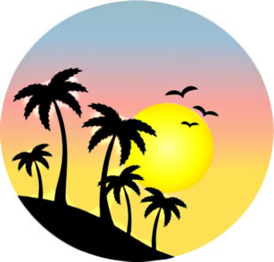 400x383 Palm Tree Clipart Hawaii
