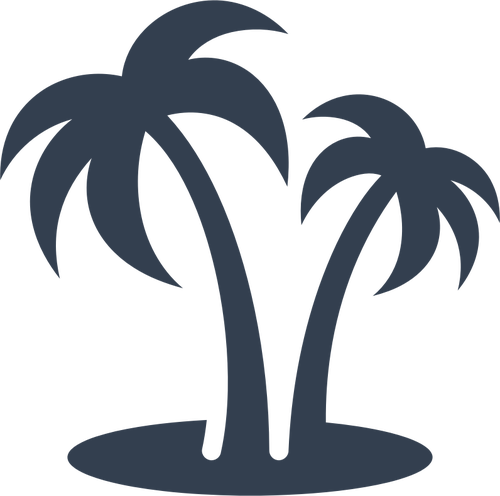 500x496 6920 Palm Tree Clip Art Silhouette Public Domain Vectors