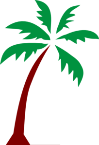 204x298 Palm Tree Clip Art
