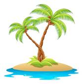 170x170 Palm Tree Island Clip Art