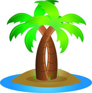 298x300 Palm Trees Clipart Image