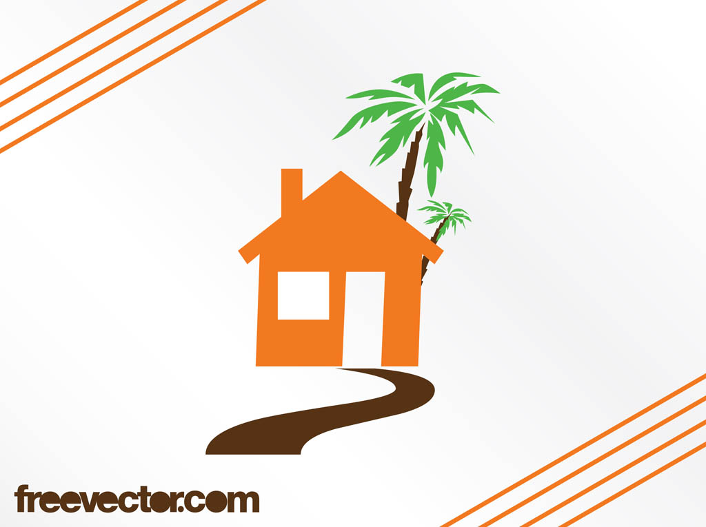 1024x765 Curved Palm Tree Clipart