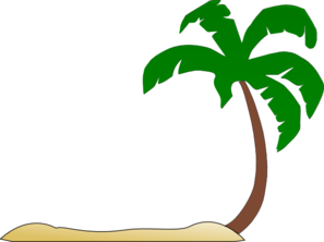 297x222 Beach Palm Tree Clip Art Png, Svg Clip Art For Web