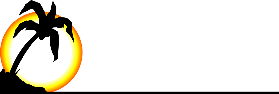 958x325 Palm Tree Free Stock Photo Illustration Of An Island Landscape