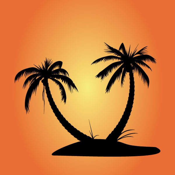 600x600 The Best Palm Tree Outline Ideas Paper Palm
