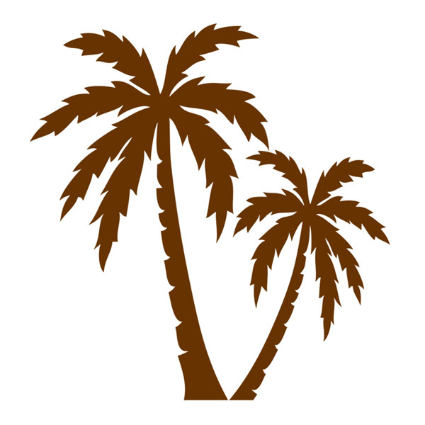 600x600 Heart Palm Tree Cuttable Design