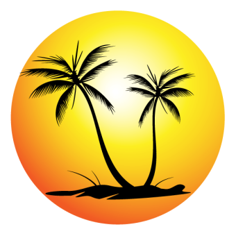 340x340 10palm Trees Silhouette Vectors Download Free Vector Art