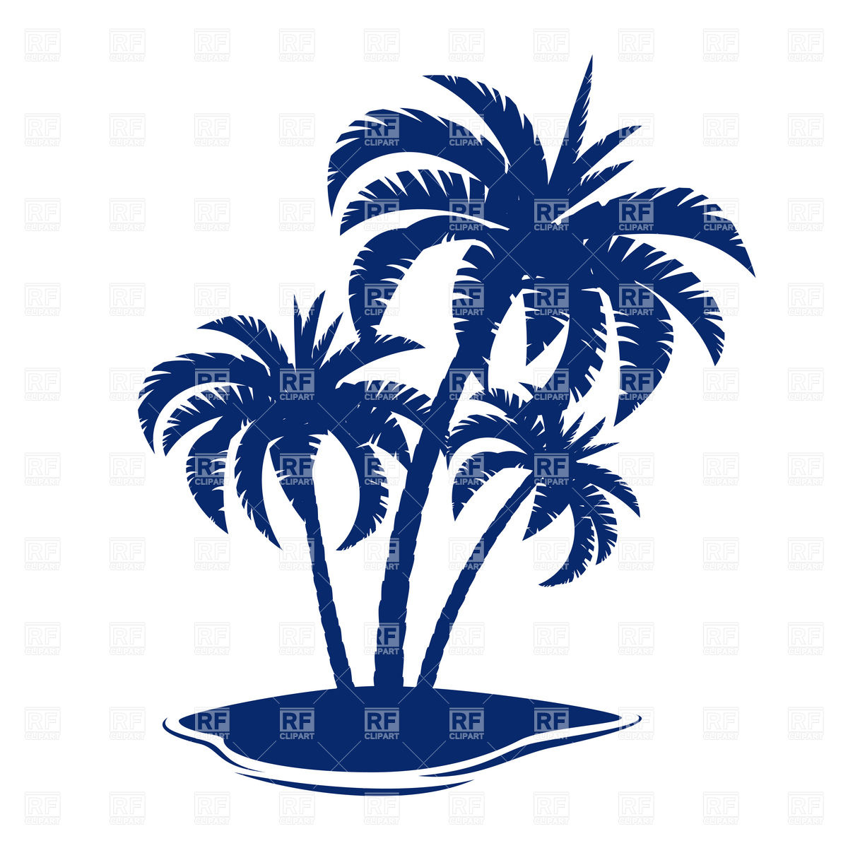 1200x1200 Coconut Tree Silhouette Clipart