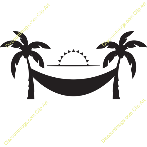 500x500 Exotic Clipart Palm Tree Hammock