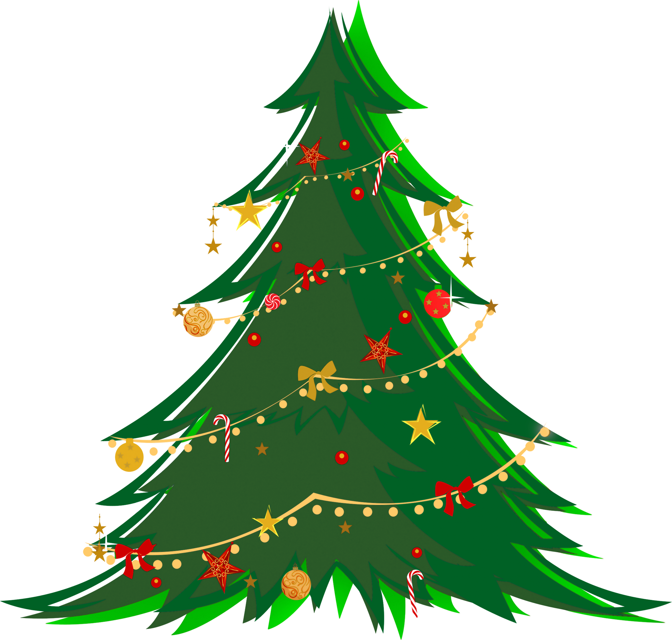 2300x2191 Christmas Tree Clipart Clear Background