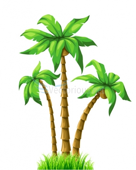 450x563 Clip Art Palm Tree Leaves Clipart