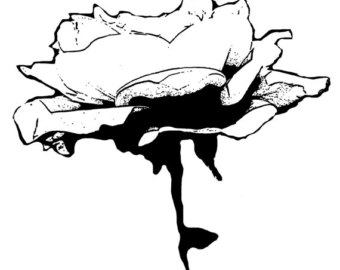 340x270 Digital Stamp Palm Tree Black Amp White Digi Clip Art