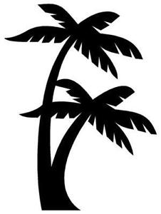 226x300 Palm Tree Decal Ebay