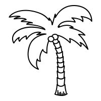 Palm Trees Clipart Black And White | Free download on ClipArtMag