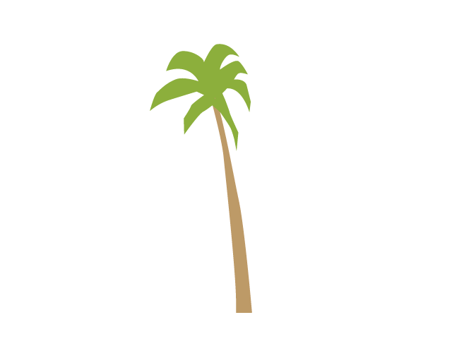 640x480 Long Clipart Coconut Tree
