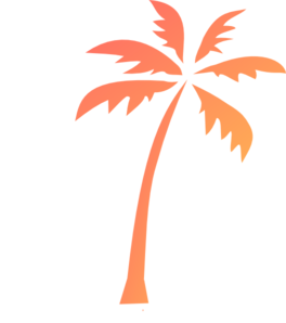264x298 Palm Tree Dark 2 Clip Art