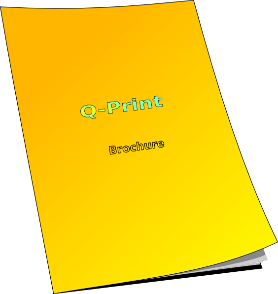 564x596 Brochure Clip Art