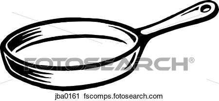450x208 Clipart Of Frying Pan Bampw Jba0161