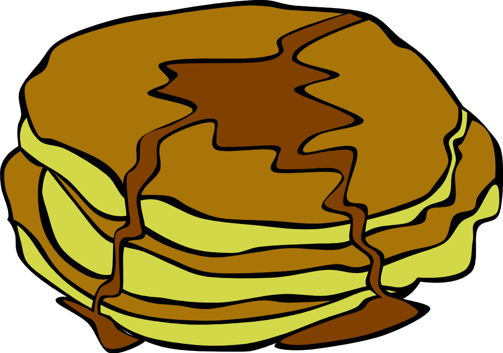 999x702 Free Pancakes For Breakfast Clip Art