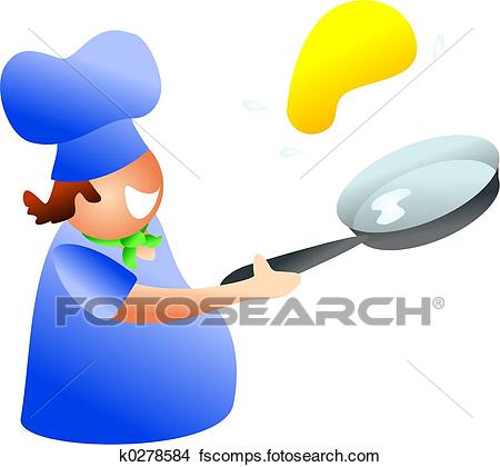 450x420 Drawings Of Pancake Chef K0278584