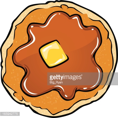 413x415 Pancake Clipart Top