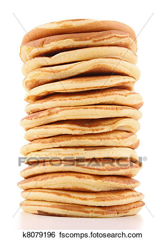 325x470 Stock Images Of Isolated Stack Of Pancakes K8079196