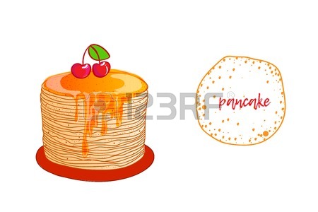 450x300 182 Thin Pancakes Stock Illustrations, Cliparts And Royalty Free