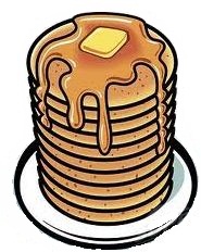 185x232 Pancake Clipart Stacked