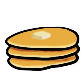 284x241 Pancakes Clip Art