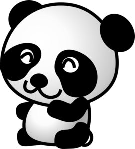 270x297 Cute Panda Bear Clipart Free Clipart Images