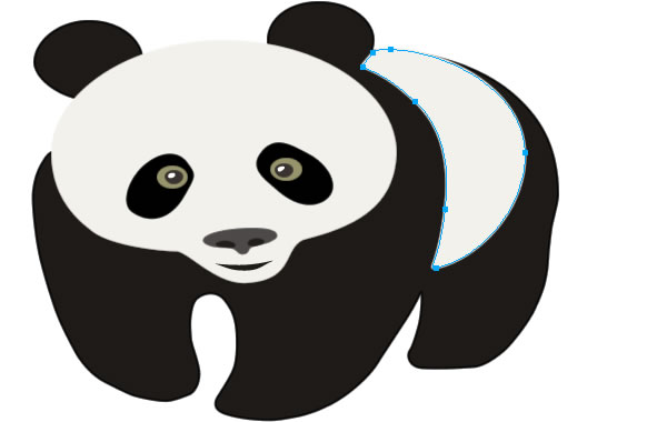 600x380 Drawn Panda Outline